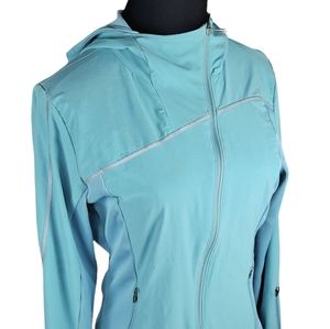 Spyder Women's Softshell Turquoise Jacket Size M.